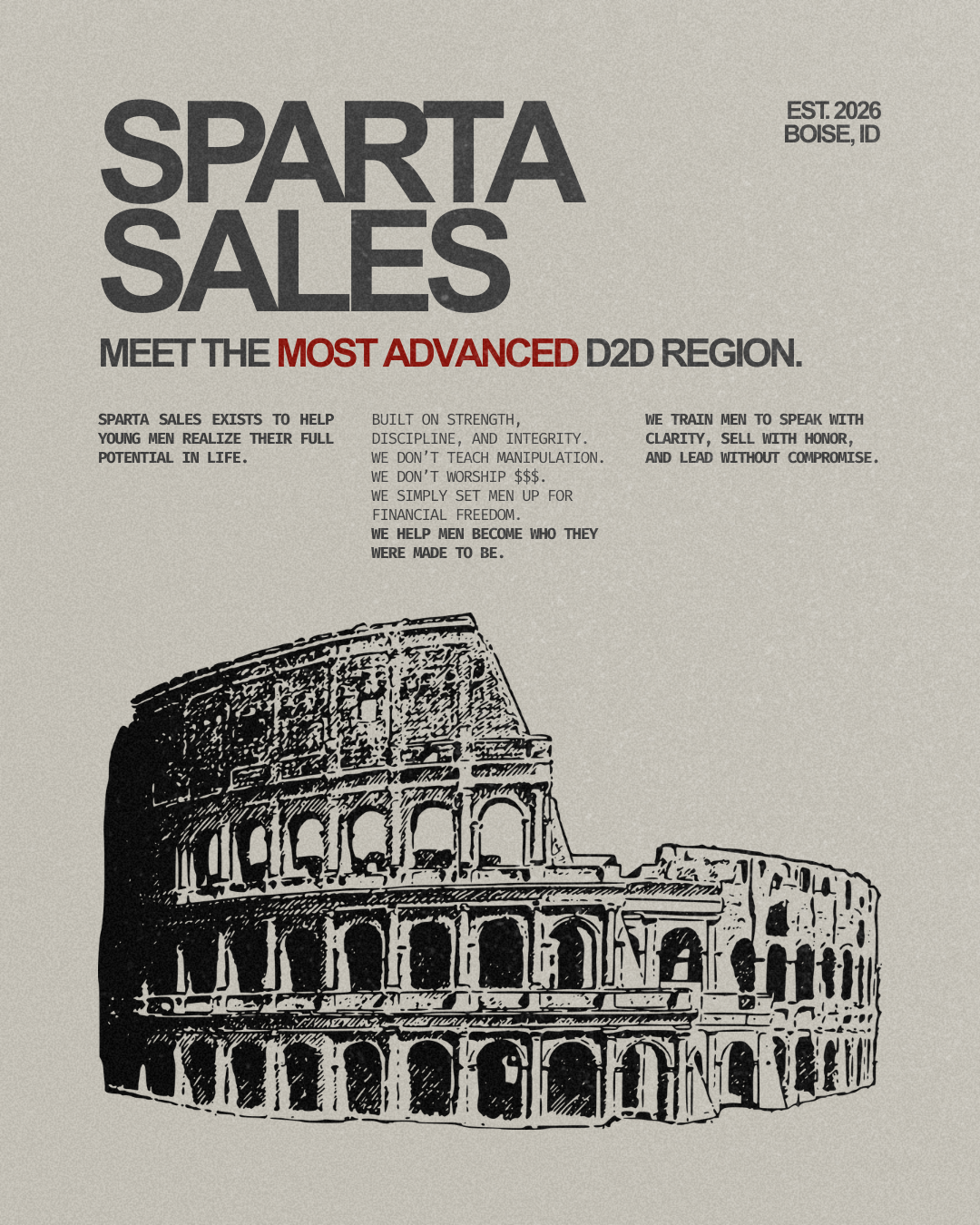 Sparta Sales — most advanced D2D region